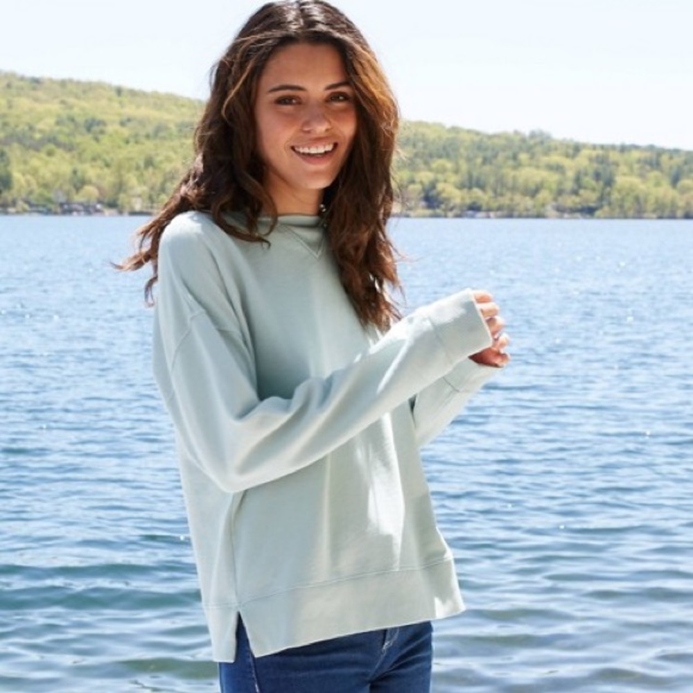 Universal Thread Beach Hooded Sweatshirt Mint Med